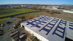 Commercial roof mounted Solar system